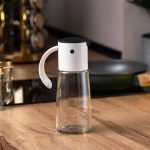 Пляшка дозатор для олії та оцту 300 мл з носиком і мірною шкалою Чорний HP16297B - Зображення 2