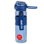 Пляшка для води 860 мл тритан з ремінцем і ручкою Синя HP17303BL - Зображення 3