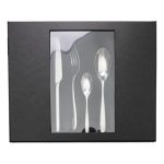 Набір столових приборів на 6 персон 24 предмети столовий набір приборів Сріблястий HP-20-23 - Зображення 3