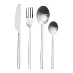 Набір столових приборів на 6 персон 24 предмети столовий набір приборів Сріблястий HP-20-24 - Зображення 2