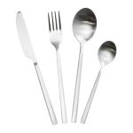 Набір столових приборів на 6 персон 24 предмети столовий набір приборів Сріблястий HP-20-24