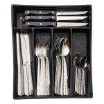 Набір столових приборів у футлярі на 6 осіб столовий набір 30 предметів у футлярі Срібло HP-20-27 - Зображення 2
