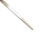 Набір десертних виделок 6 штук виделки десертні з нержавіючої сталі 15.5 см Срібло з золотом HP-20-40 - Зображення 4