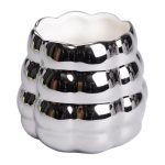 Набір десертних виделок і ложок на 3 персони з підставкою з порцелянау 7 предметів Сірий HP-20-61 - Зображення 6