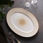 Блюдо порцелянаове 33.5х24.5 см овальне біле HP23389 - Зображення 2