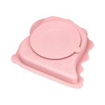 Дитячий набір силіконового посуду 3 предмети Рожевий HP34545P - Зображення 4