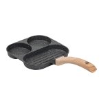 Сковорода квадратна порційна на 3 секції з антипригарним покриттям для всіх плит сіра HP39571C - Зображення 2