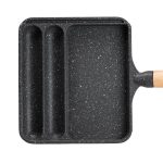 Сковорода прямокутна на 3 секції з антипригарним покриттям сіра HP39572C - Зображення 6