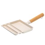 Сковорода прямокутна на 3 секції з антипригарним покриттям бежева HP39572W - Зображення 3