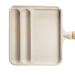 Сковорода прямокутна на 3 секції з антипригарним покриттям бежева HP39572W - Зображення 7