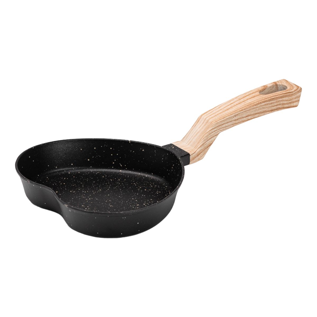 HP39574B_5-1 Сковорода у вигляді серця з антипригарним покриттям 400 мл чорна HP39574B - Зображення 1