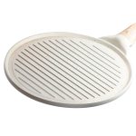 Сковорода гриль кругла Ø 26.5 см низька з гранітним покриттям бежева HP39581W - Зображення 4