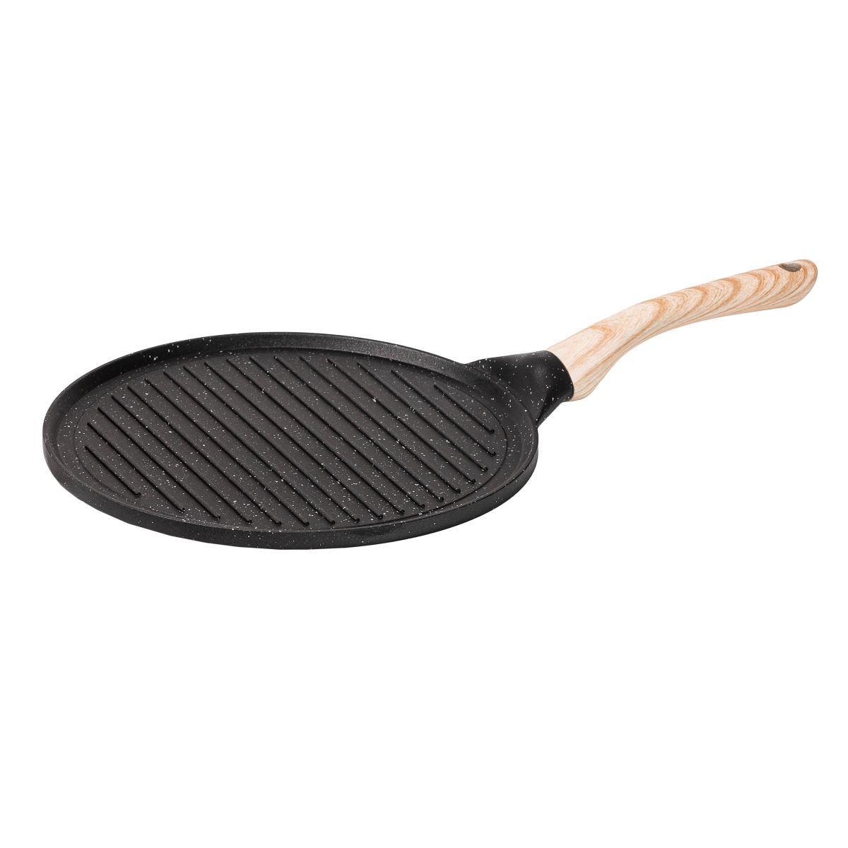 HP39581_5 Сковорода гриль кругла Ø 26.5 см низька з гранітним покриттям чорна HP39581B - Зображення 1