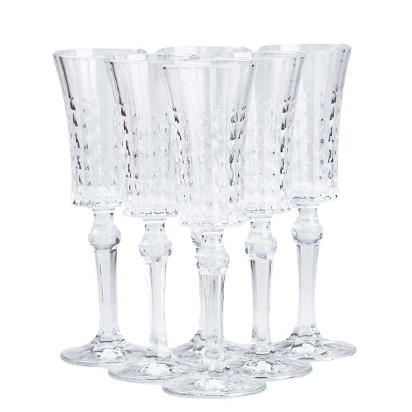 Келихи для шампанського на високій ніжці 6 штук HP51A