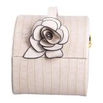 Скринька для прикрас з еко шкіри 3 яруси із замком органайзер для ювелірних виробів HP-5-21BE - Зображення 9