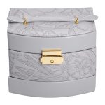 Скринька для прикрас з еко шкіри 3 яруси із замком органайзер для ювелірних виробів HP-5-23G - Зображення 6