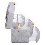 Скринька для прикрас з еко шкіри 3 яруси із замком органайзер для ювелірних виробів HP-5-23G - Зображення 3