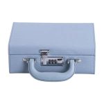 Скринька для прикрас з еко шкіри 2 яруси з кодовим замком органайзер для ювелірних виробів HP-5-24BL - Зображення 7