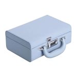 Скринька для прикрас з еко шкіри 2 яруси з кодовим замком органайзер для ювелірних виробів HP-5-24BL - Зображення 5