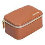 Скринька для прикрас з еко шкіри на блискавці міні органайзер для ювелірних виробів HP-5-26BR - Зображення 3