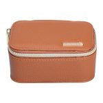 Скринька для прикрас з еко шкіри на блискавці міні органайзер для ювелірних виробів HP-5-26BR - Зображення 4