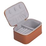 Скринька для прикрас з еко шкіри на блискавці міні органайзер для ювелірних виробів HP-5-26BR - Зображення 2