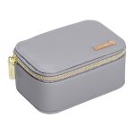 Скринька для прикрас з еко шкіри на блискавці міні органайзер для ювелірних виробів HP-5-26G - Зображення 3