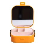 Скринька для прикрас 9×9×3.8 см міні органайзер для ювелірних виробів HP-5-27O