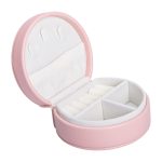 Скринька для прикрас з еко шкіри 10×9×4.5 см ​​органайзер для ювелірних виробів HP-5-31P - Зображення 2