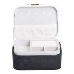 Скринька для прикрас з еко шкіри 15.5×11.5×8.5 ​​органайзер для ювелірних виробів HP-5-37B