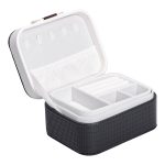 Скринька для прикрас з еко шкіри 15.5×11.5×8.5 ​​органайзер для ювелірних виробів HP-5-37B - Зображення 3