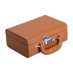 Скринька для прикрас з еко шкіри 2 яруси з кодовим замком органайзер для ювелірних виробів HP-5-24R - Зображення 5