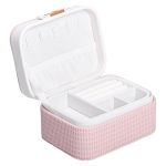 Скринька для прикрас з еко шкіри 15.5×11.5×8.5 ​​органайзер для ювелірних виробів HP-5-37P - Зображення 2