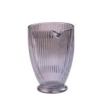 Глечик для напоїв ребристий 1,2 л з товстого скла блакитний HP7118BL - Зображення 2