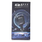 Автомобільний зарядний пристрій MECHA з висувними кабелями та портами USB/Type-C Рожевий HP-A1P - Зображення 8