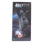 Автомобільний зарядний пристрій MECHA з висувними кабелями та портами USB/Type-C Білий HP-A1W - Зображення 8