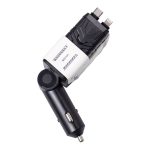 Автомобільний зарядний пристрій MECHA з висувними кабелями та портами USB/Type-C Білий HP-A1W - Зображення 3