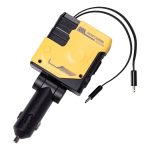 Автомобільний зарядний пристрій MECHA з висувними кабелями та портами USB/Type-C Жовтий HP-A1Y - Зображення 3