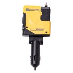 Автомобільний зарядний пристрій MECHA з висувними кабелями та портами USB/Type-C Жовтий HP-A1Y - Зображення 6