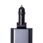 Автомобільний зарядний пристрій з висувними кабелями та портами USB-A/USB-C HP-C1 - Зображення 5