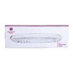 Блюдо сервірувальне 39х13.5х2.5 см скляне для закусок канапе фруктів HP-YH-13 - Зображення 7