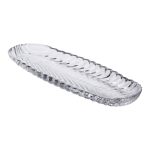 Блюдо сервірувальне 39х13.5х2.5 см скляне для закусок канапе фруктів HP-YH-13 - Зображення 2