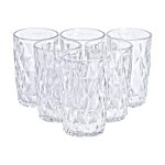 Набір склянок для напоїв 6 шт. з товстого скла 400 мл склянки для холодних напоїв HP-YH-63 - Зображення 2