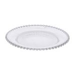 Тарілка десертна скляна Перлини 18,5 см HP-YH-65 - Зображення 5