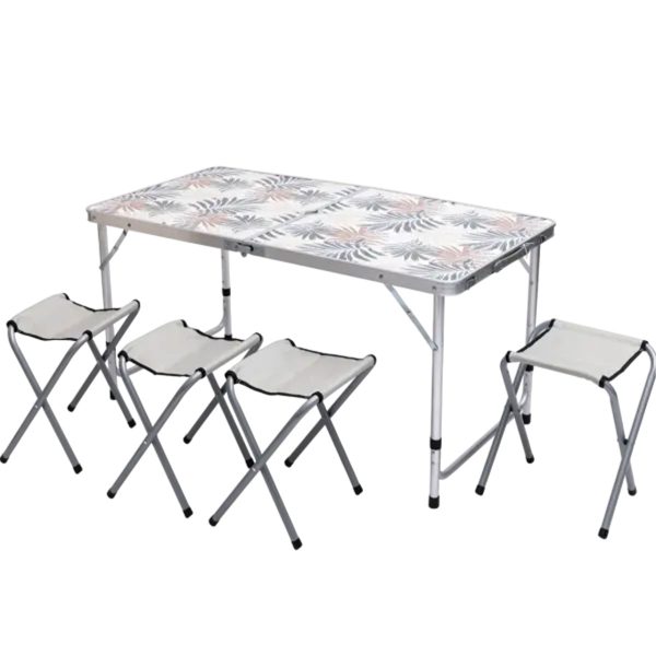 Набір складної меблів для кемпінгу стіл + 4 стільці набір меблів для пікніка туристичний JY-12060PL