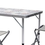 Набір складної меблів для кемпінгу стіл + 4 стільці набір меблів для пікніка туристичний JY-12060PL - Зображення 3