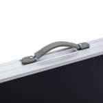 Розкладний стіл + 4 стільці кемпінговий набір для пікніка, риболовлі, відпочинку, туризму Чорний JY-12060B - Зображення 6