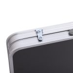 Розкладний стіл + 4 стільці кемпінговий набір для пікніка, риболовлі, відпочинку, туризму Сірий JY-12060G - Зображення 5