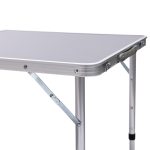 Розкладний стіл + 4 стільці кемпінговий набір для пікніка, риболовлі, відпочинку, туризму Сірий JY-12060G - Зображення 11