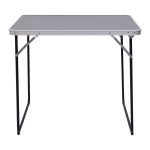 Стіл для пікніка розкладний 80×60×5.5 (см) Чорний Lugi JY-8060B